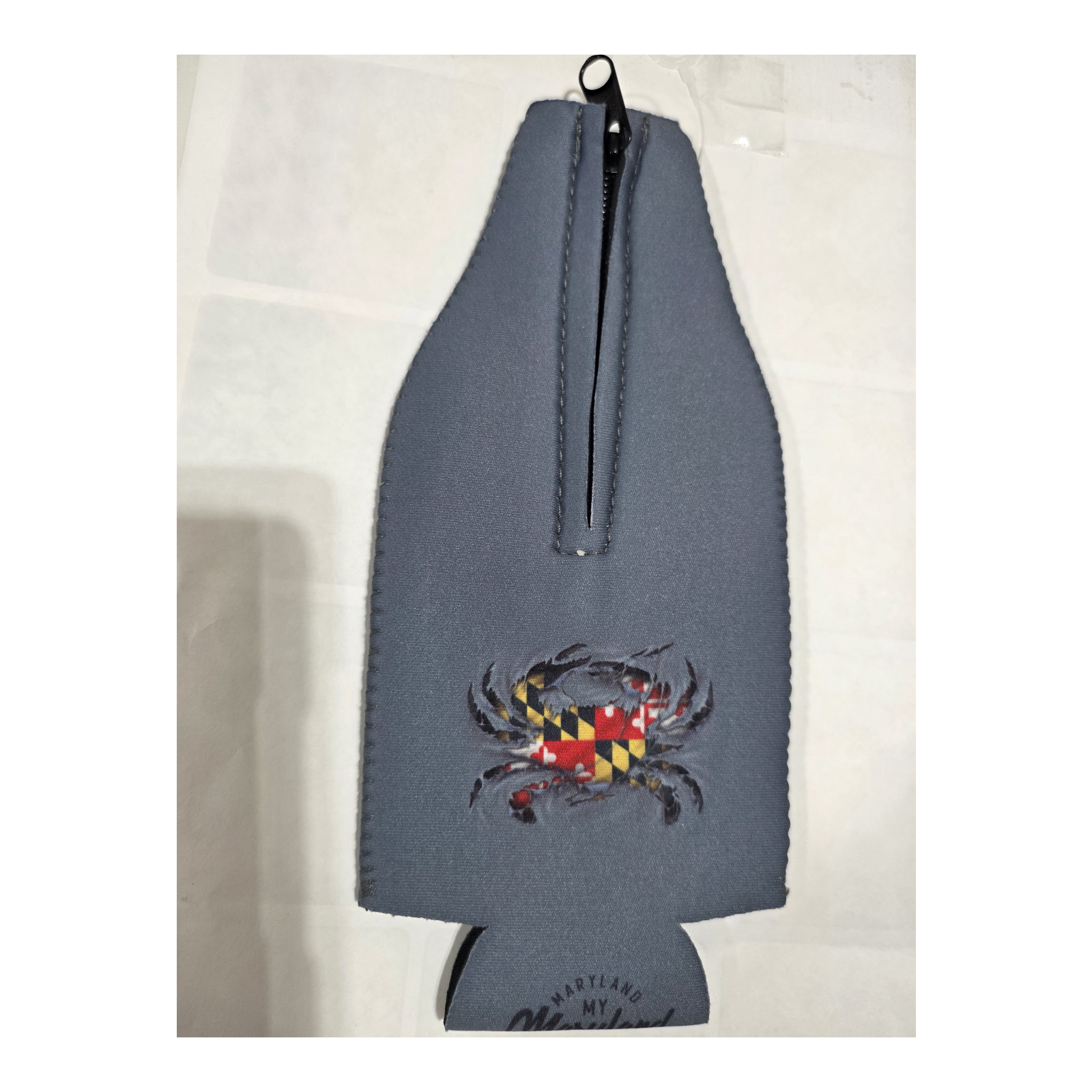 Maryland Crab Grey Bottle Hugger