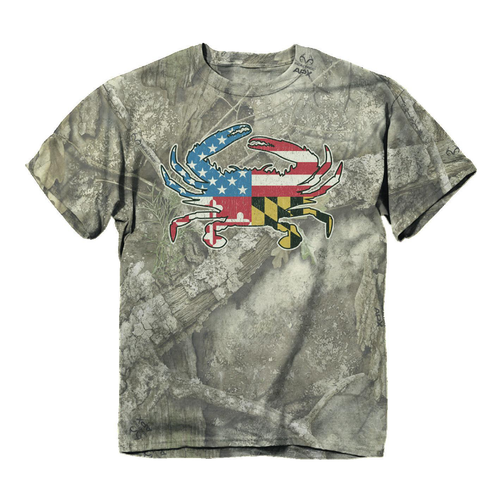 Maryland My Maryland - Ameriland Filled Crab T-Shirt
