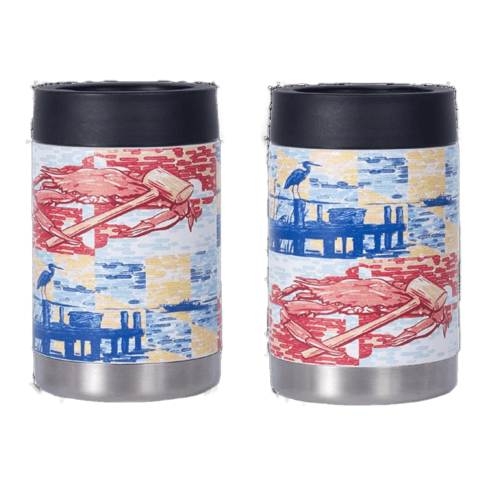 Maryland My Maryland - Bay Life Flag Hard Can Holder